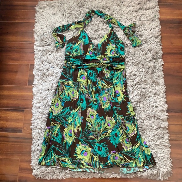 Ruby Rox Dresses & Skirts - Flattering ruby rox peacock dress sz m euc!
